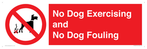 No Dog Exercising and No Dog Fouling
